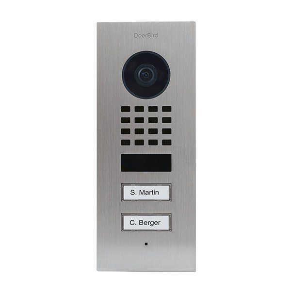D1102V IP Vid. Türst. V2A Edels. 2Ruftasten Unterputz Smart-Home-Zubehör