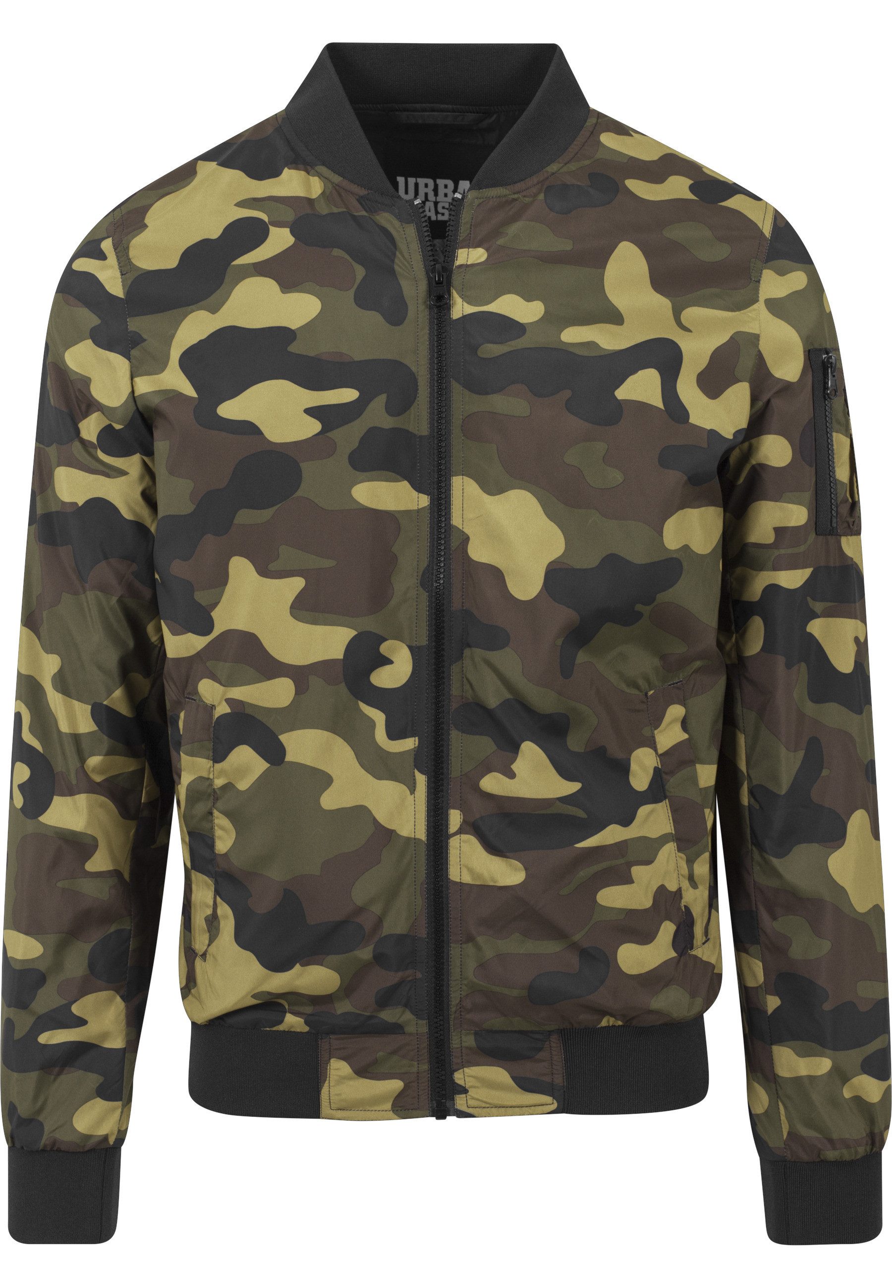 URBAN CLASSICS Allwetterjacke Urban Classics Herren Light Camo Bomber Jacket (1-St)