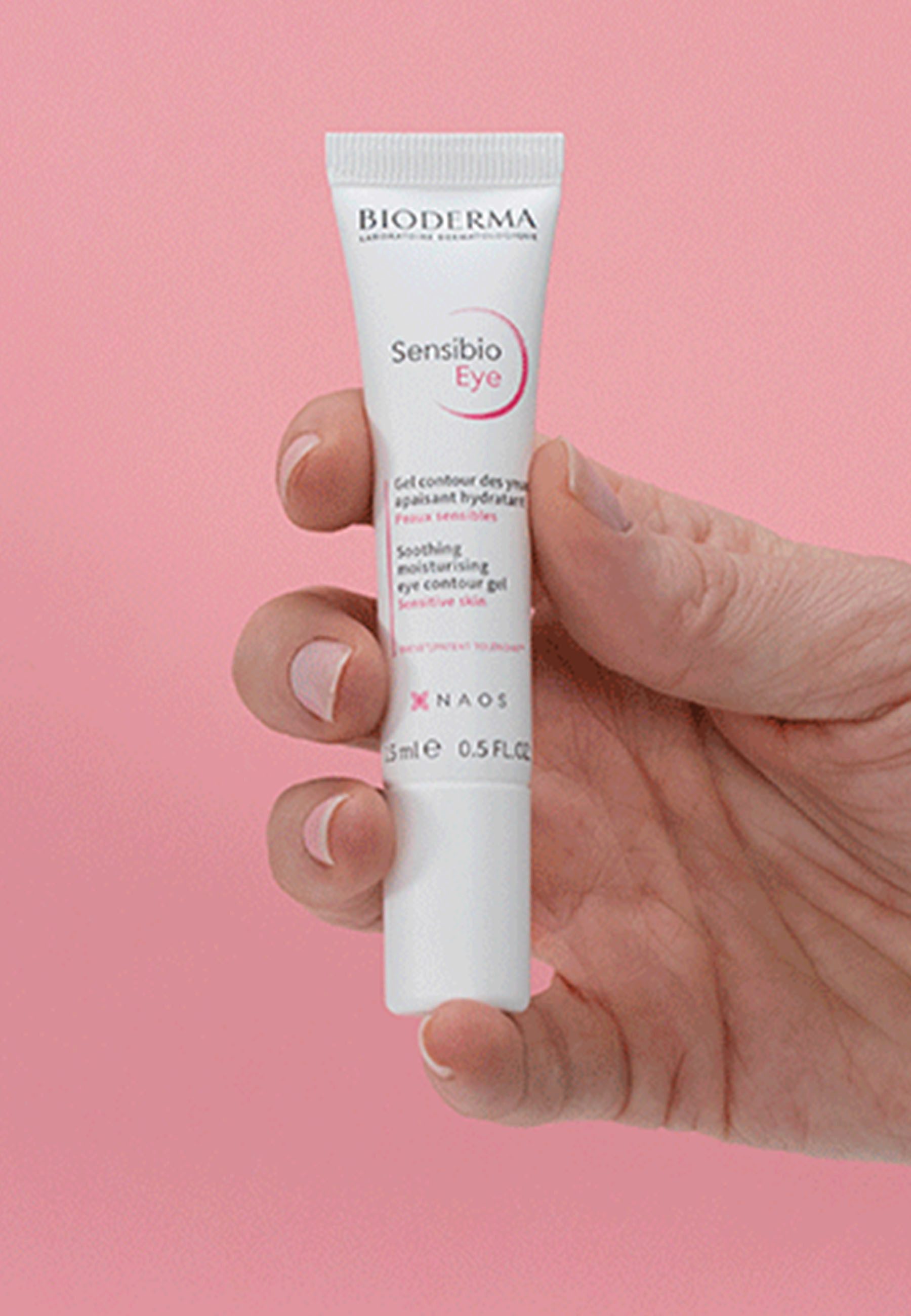 Bioderma Augencreme Sensibio Eye, mildert Augenschatten & erste Fältchen, kühlt & beruhigt