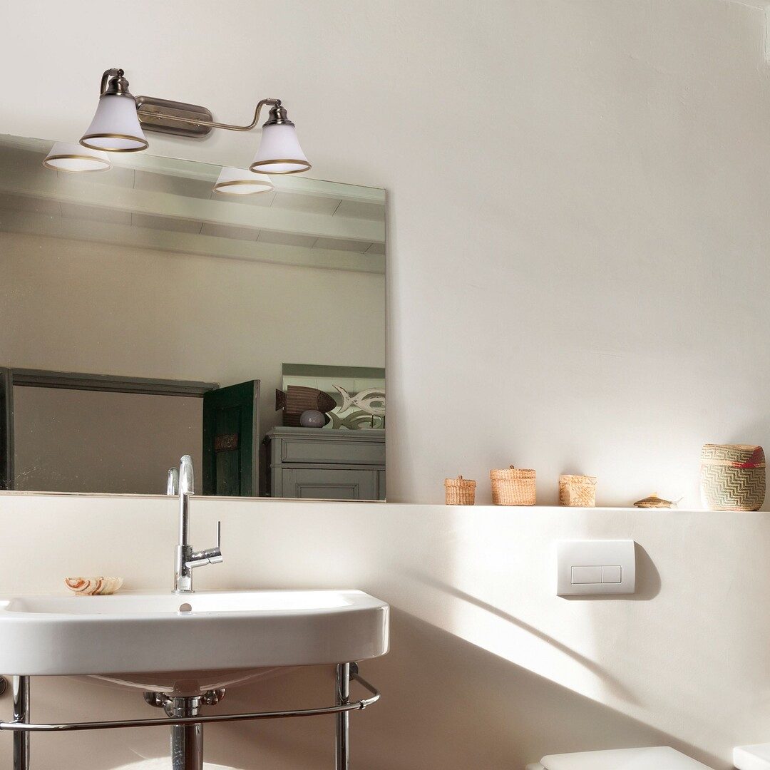 Rabalux LED Deckenspots "Grando" 2-flammig, Metall, weiß, E14, L70mm
