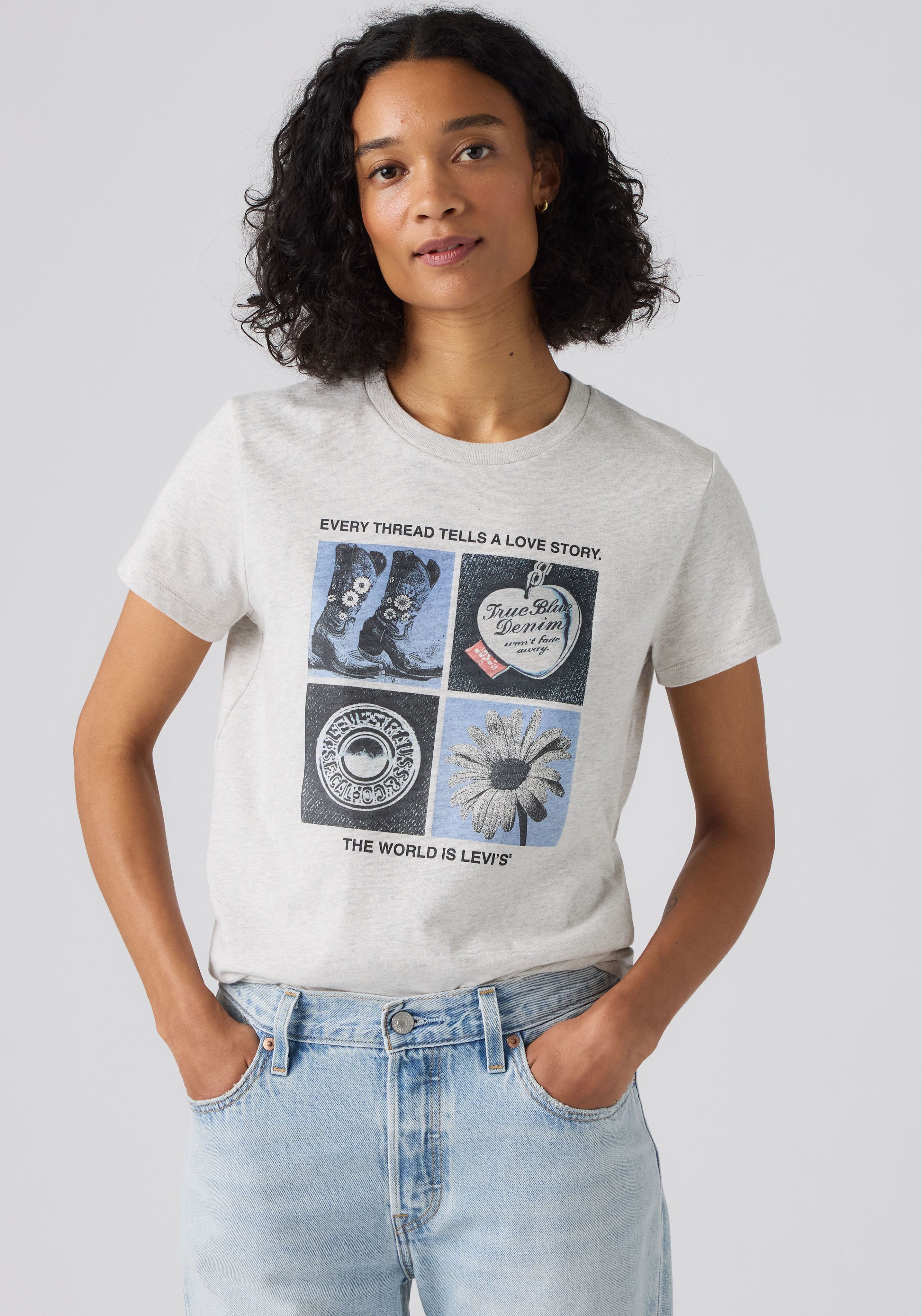 Levi's® T-Shirt LV T-Shirt THE PERFECT TEE NEUTRALS