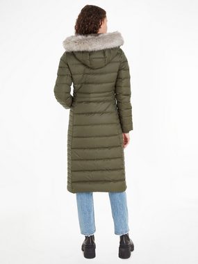 Tommy Hilfiger Daunenmantel TYRA DOWN MAXI WITH FUR mit Stehkragen