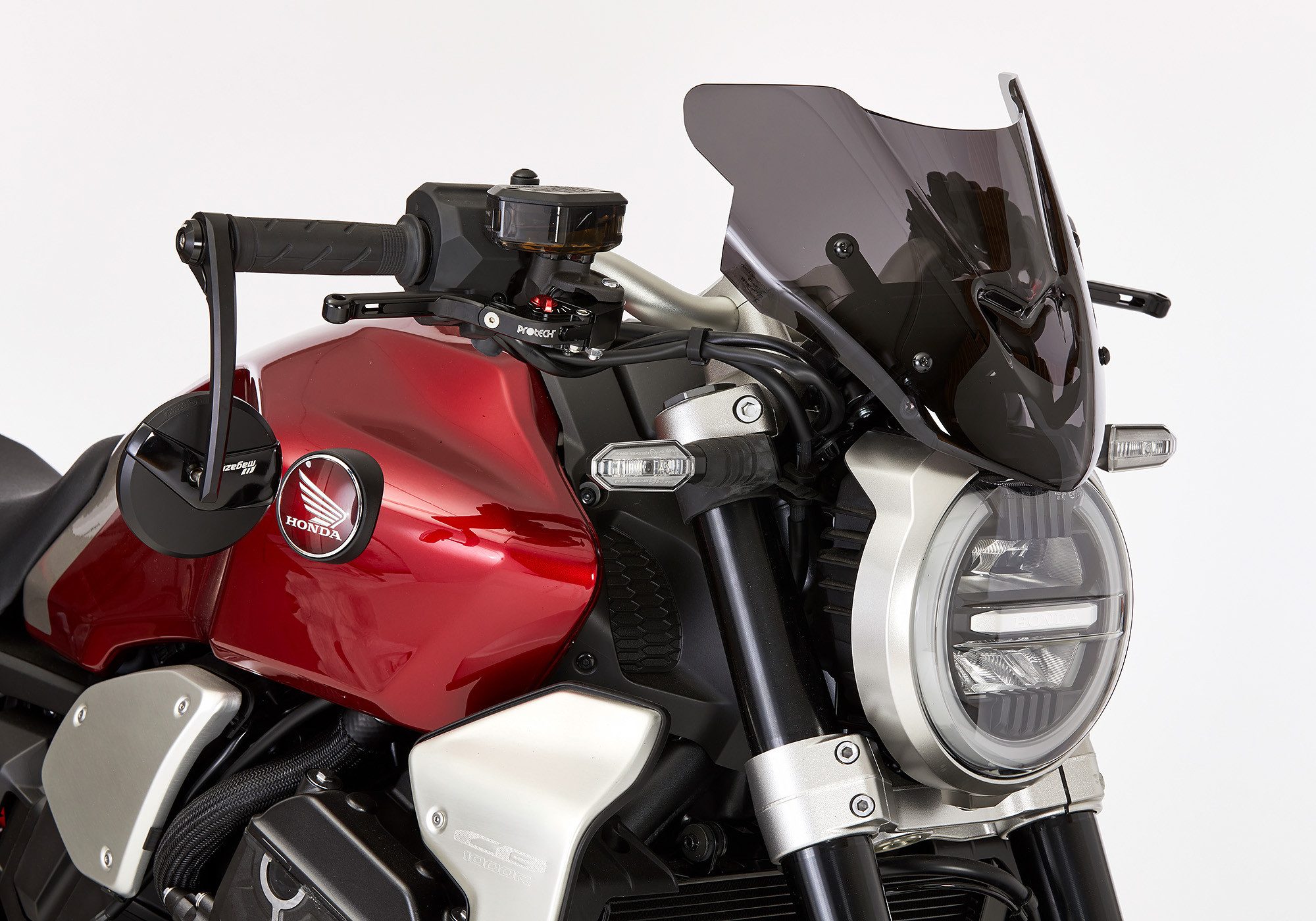 ERMAX Auspuff-Flexrohr ERMAX Naked-Bike-Scheibe Acrylic (PMMA)