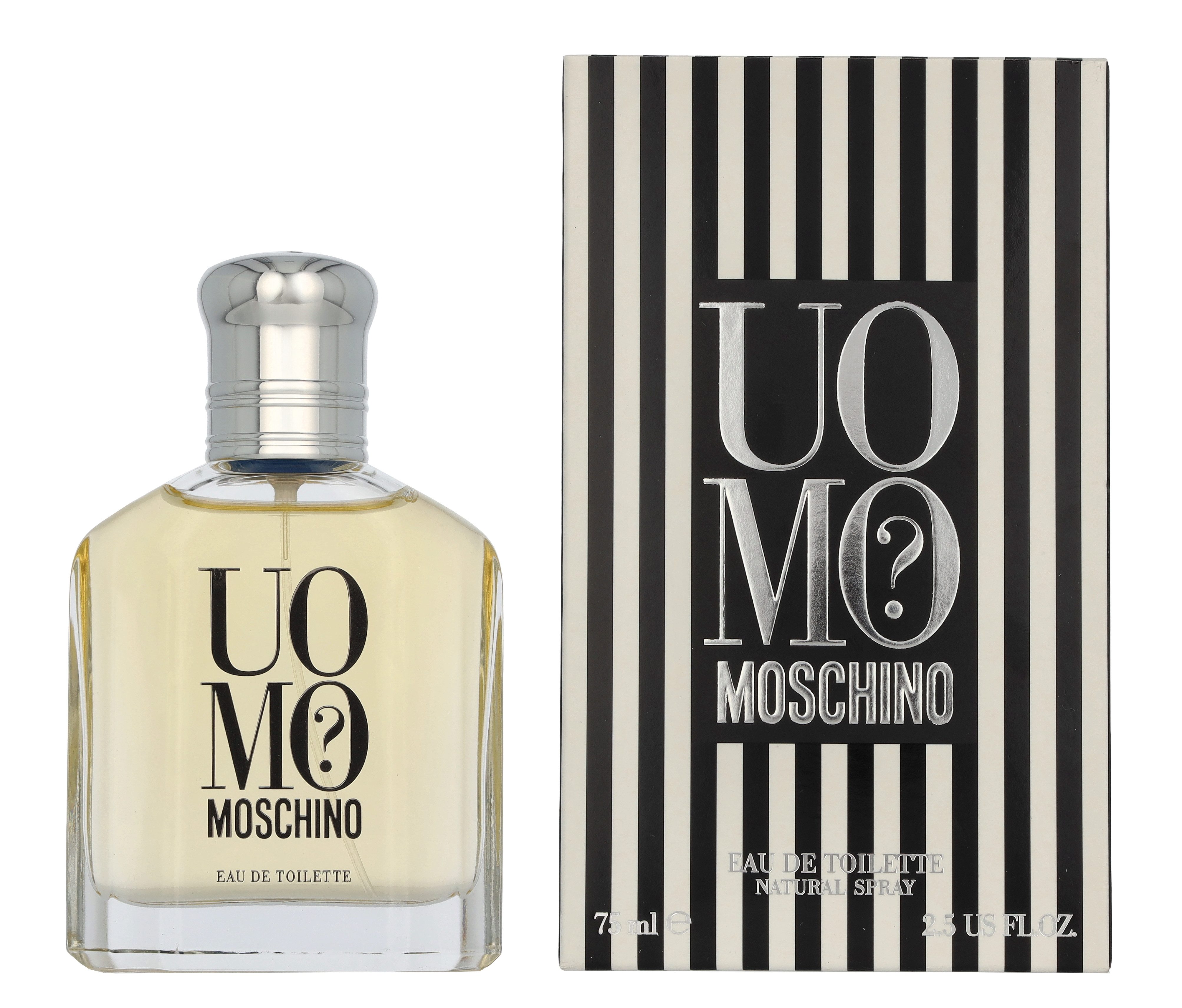 Moschino Eau de Toilette UOMO?, Orientalischer Herrenduft mit Bergamotte, Salbei, Zimt und Zeder.