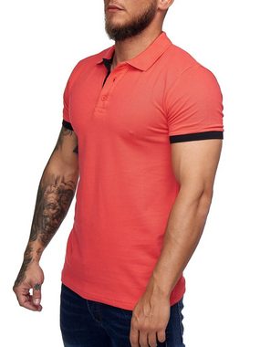 OneRedox T-Shirt 1402C1 (Shirt Polo Kurzarmshirt Tee, 1-tlg) Fitness Freizeit Casual