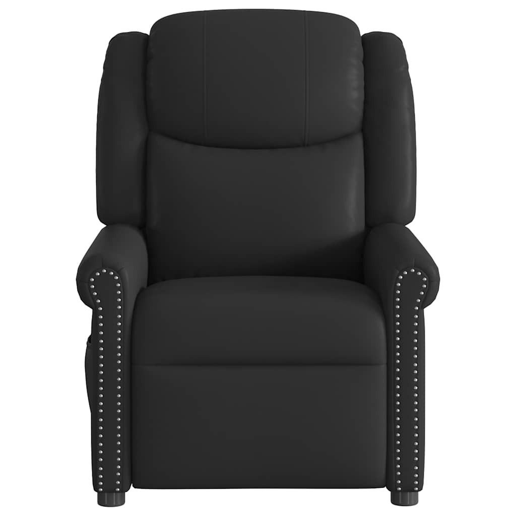 vidaXL Sessel Relaxsessel Glänzend Schwarz Kunstleder günstig online kaufen