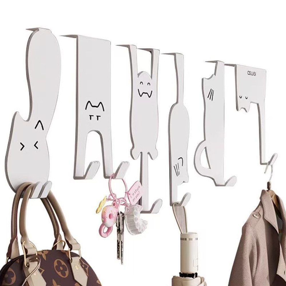 Jumpeak Türhaken Cat Pattern Silent Hook, Hinter der Tür Haken Regal, kein günstig online kaufen