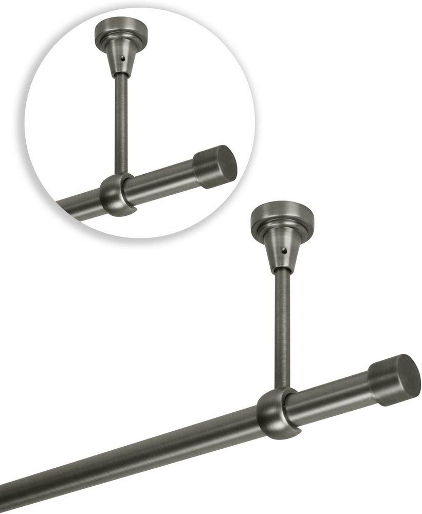 MDEKOR Gardinenstange Vorhangstange 19mm, 1-läufig, kürzbar, 1-läufig Wand günstig online kaufen