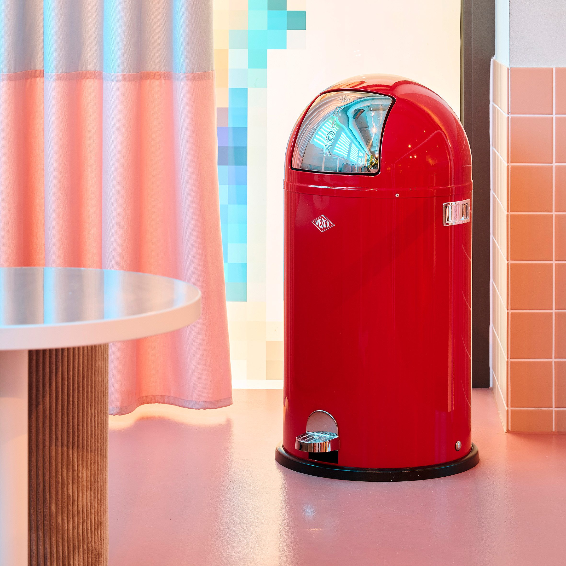 WESCO Mülleimer Kickboy, Abfallsammler, 40 Liter