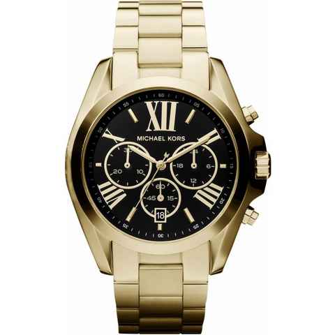 MICHAEL KORS Chronograph BRADSHAW, MK5739, Quarzuhr, Armbanduhr, Damenuhr, Stoppfunktion, 12/24-Std.-Anzeige