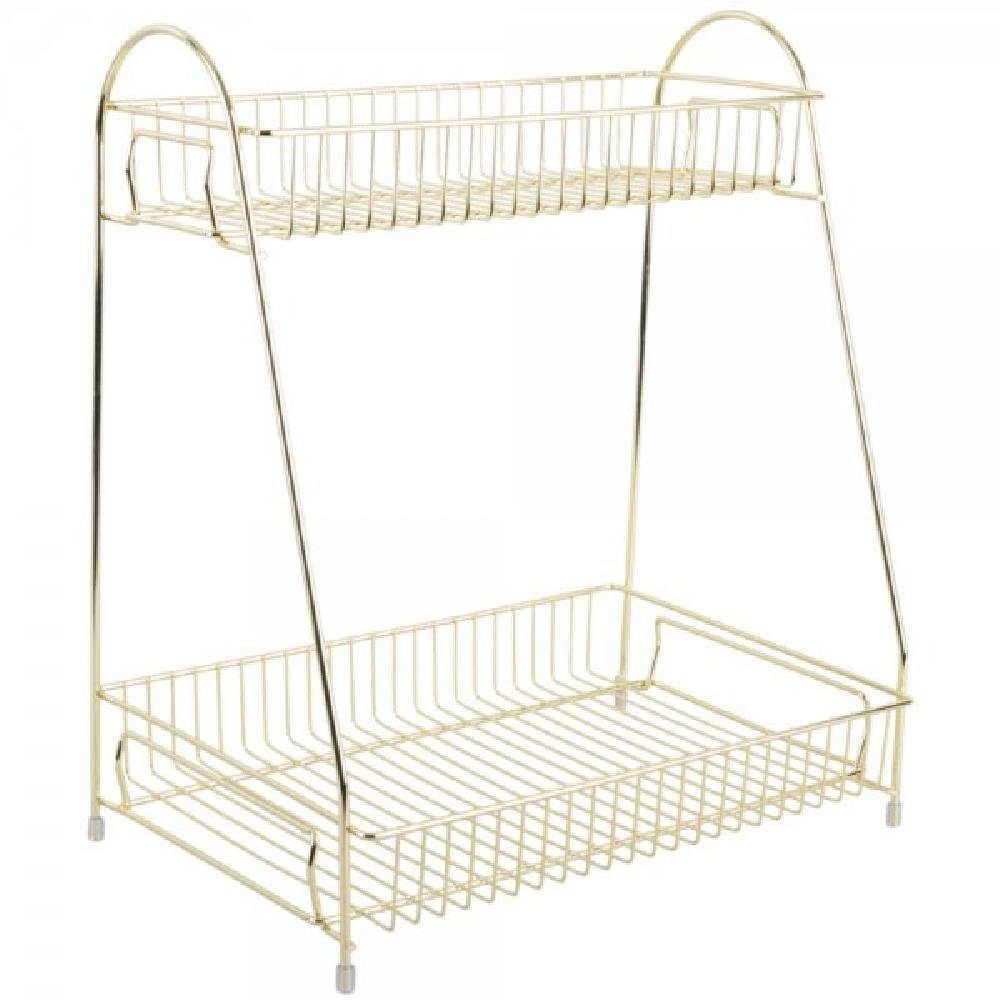 Present Time Regal Küchenregal Kitchen Rack Tidy Gold