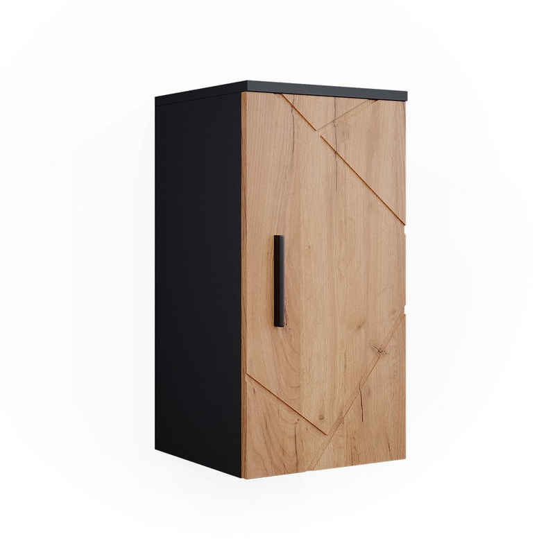 Vicco Hängeschrank Hängeschrank Badschrank IRMA 30x59cm Anthrazit Eiche