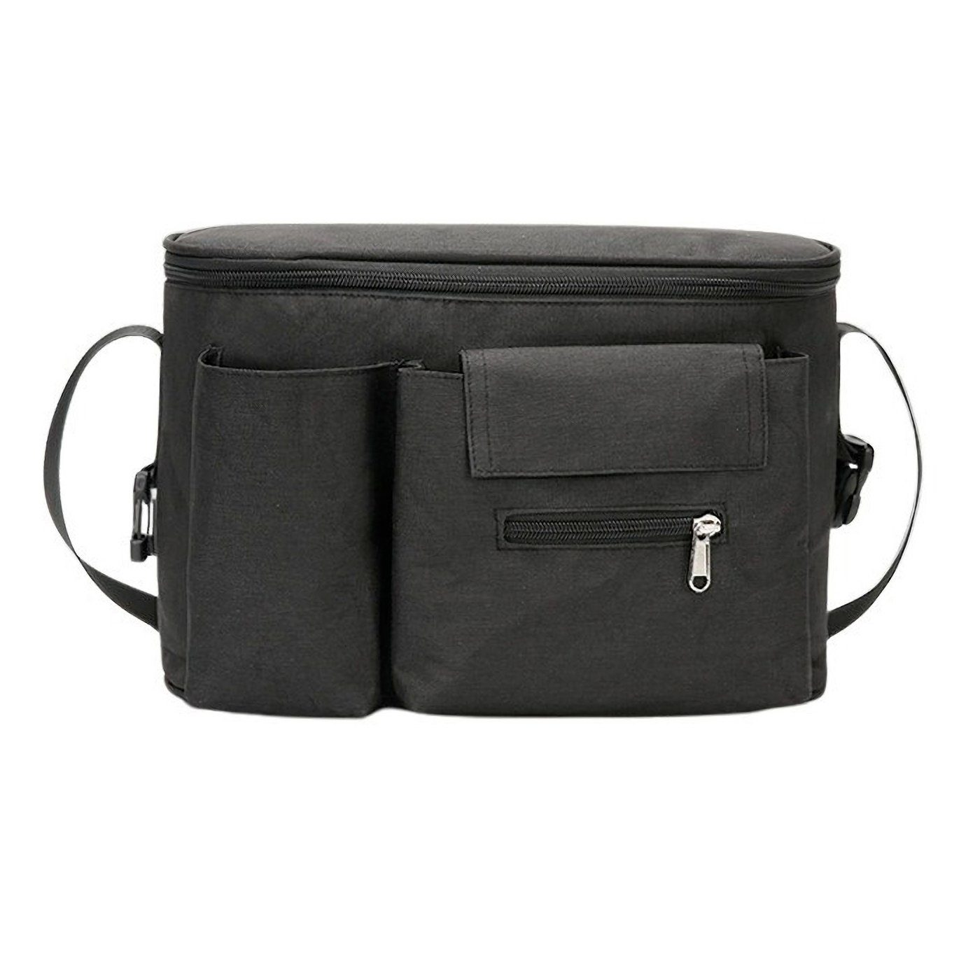 König Design Kinderwagen-Tasche Kinderwagen Organizer Buggy Tasche Getränkehalter Wickeltasche, mit Umhängeriemen