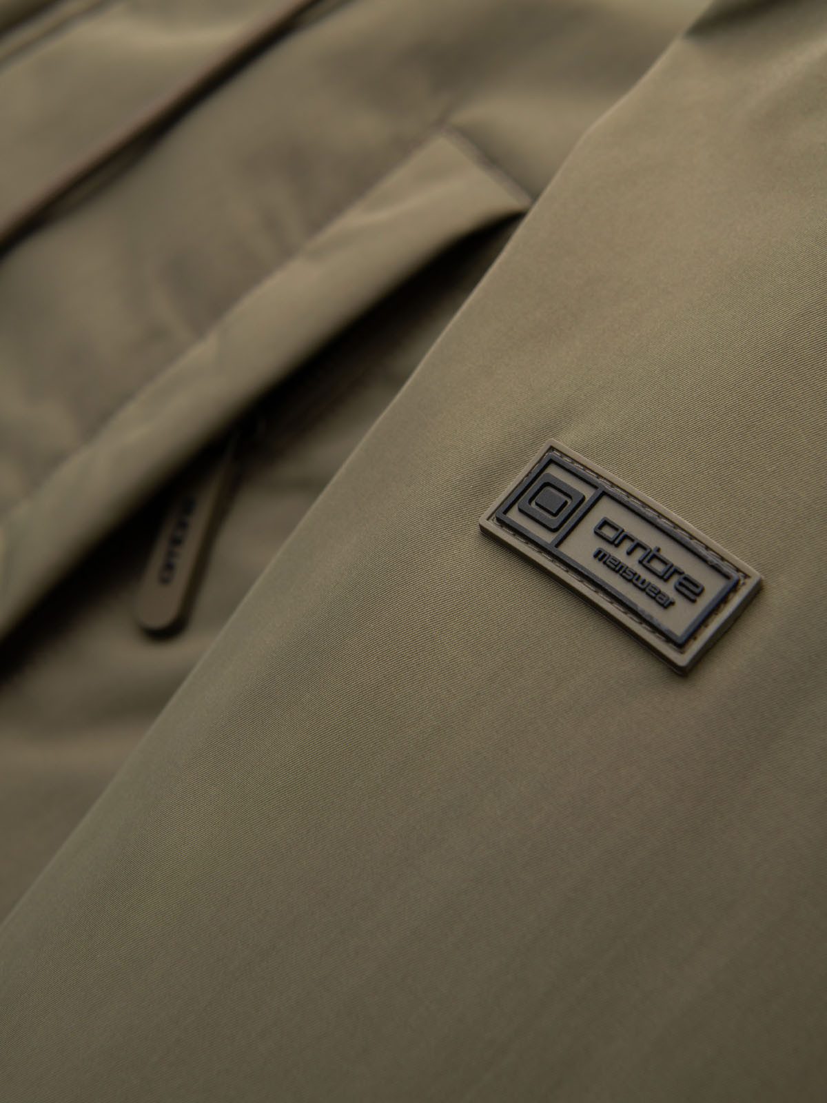 OMBRE Steppmantel Klassischer langer Herrenparka