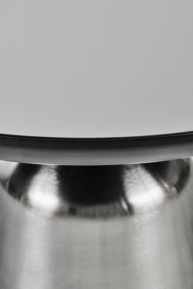 silberfarben Grey gefärbte Spiegelglasplatte Dunkelgrau in Smoked Gajetta, carla&marge Couchtisch Silber | |