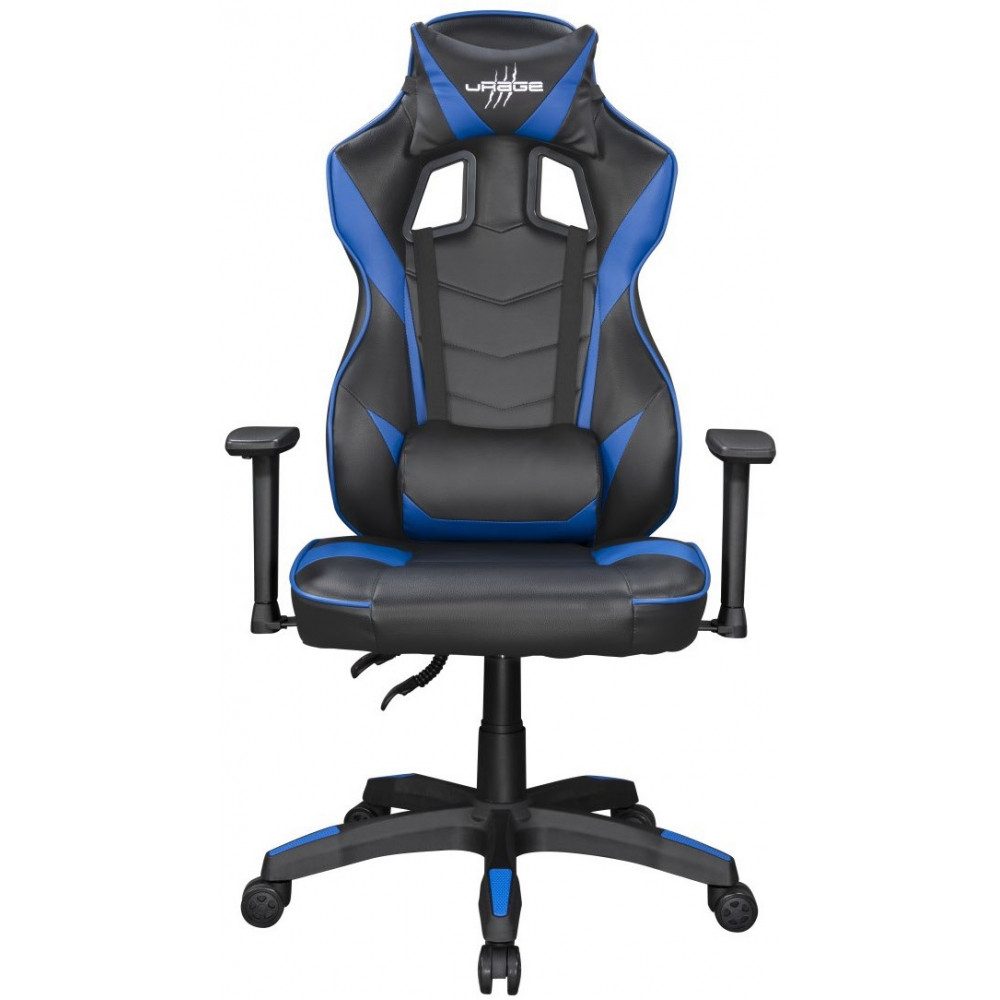 uRage Drehsessel uRage Gaming Stuhl schwarz/blau für optimale Gaming-Sessions. (Stylisches schwarz/blaues Design), Ergonomische Sitzform