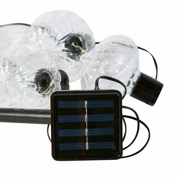 Mirabeau Lichterkette Solar-Lichterkette Lunda Sul klar/schwarz