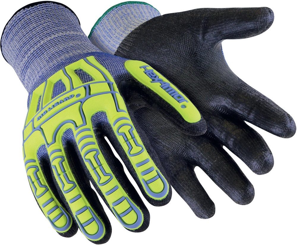 Arbeitshandschuh-Set Schutzhandschuh Hexarmor Rig Lizard 2095