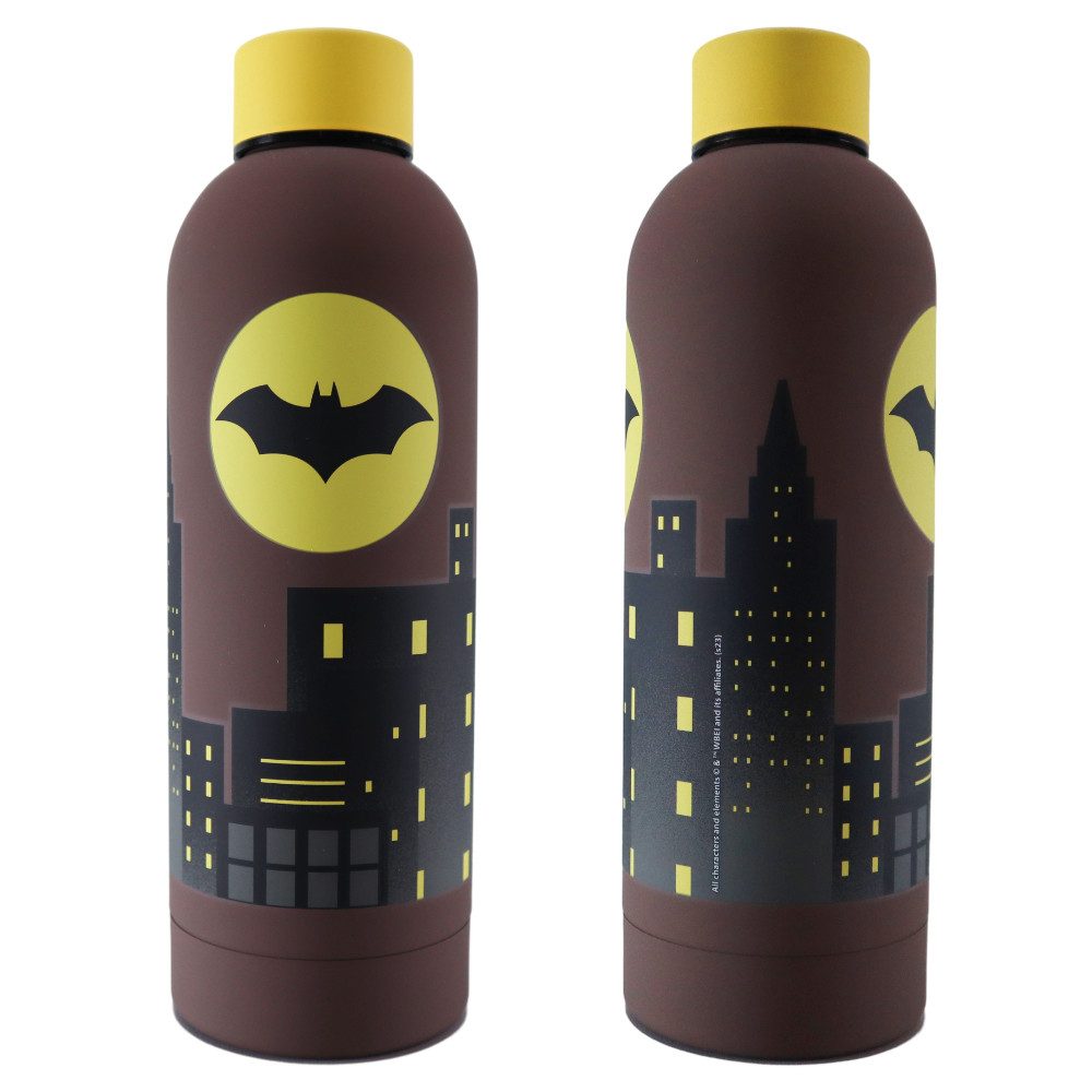 DC Comics Trinkflasche DC Batman Edelstahl Sportflasche Wasserflasche Flasche 700 ml