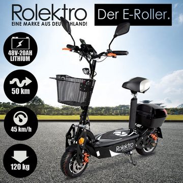 Rolektro E-Mofaroller Rolektro E-Joy 45 Lithium, 1000 W, 45 km/h