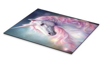 Posterlounge XXL-Wandbild Dolphins DreamDesign, Rosa Glitzer Einhorn, Mädchenzimmer Digitale Kunst