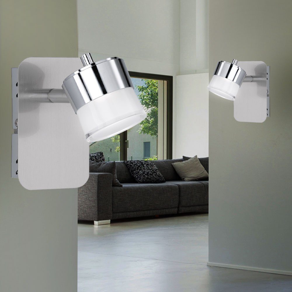 LED Wand Lampe Schlaf Zimmer Leuchte Küchen Design Spot Strahler Touch Dimmer 