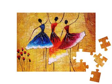 puzzleYOU Puzzle Ölgemälde: Spanischer Tanz, 48 Puzzleteile, puzzleYOU-Kollektionen Gemälde