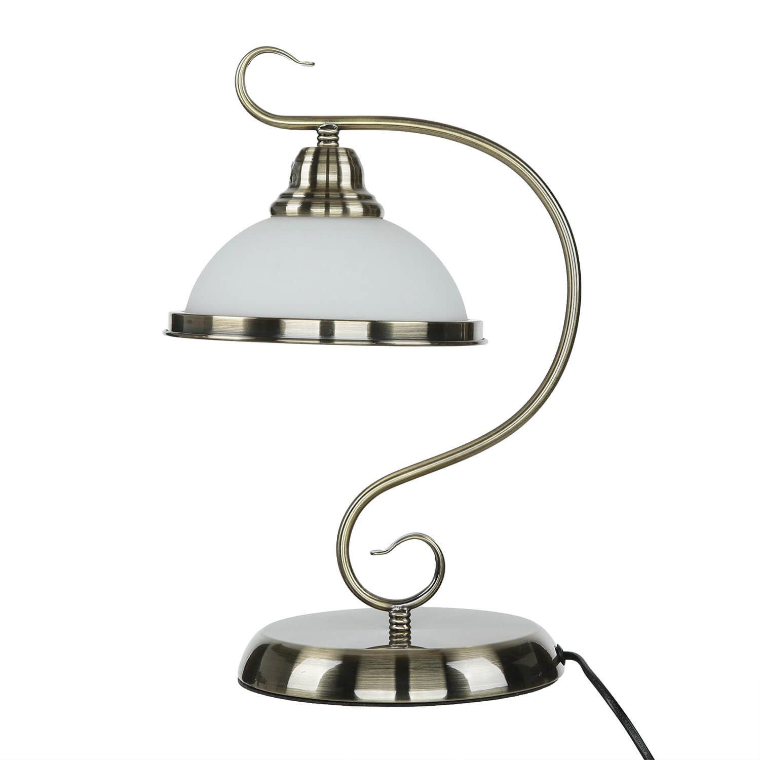 Licht-Erlebnisse Nachttischlampe ELISETT, ohne Leuchtmittel, Jugendstil Tischleuchte E27