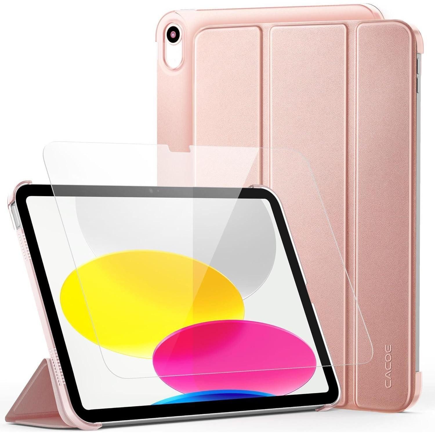 LuxusKollektion Tablet-Hülle Schutzhülle iPad11 A16 10 Schutzfolie Standfunktion Roségold