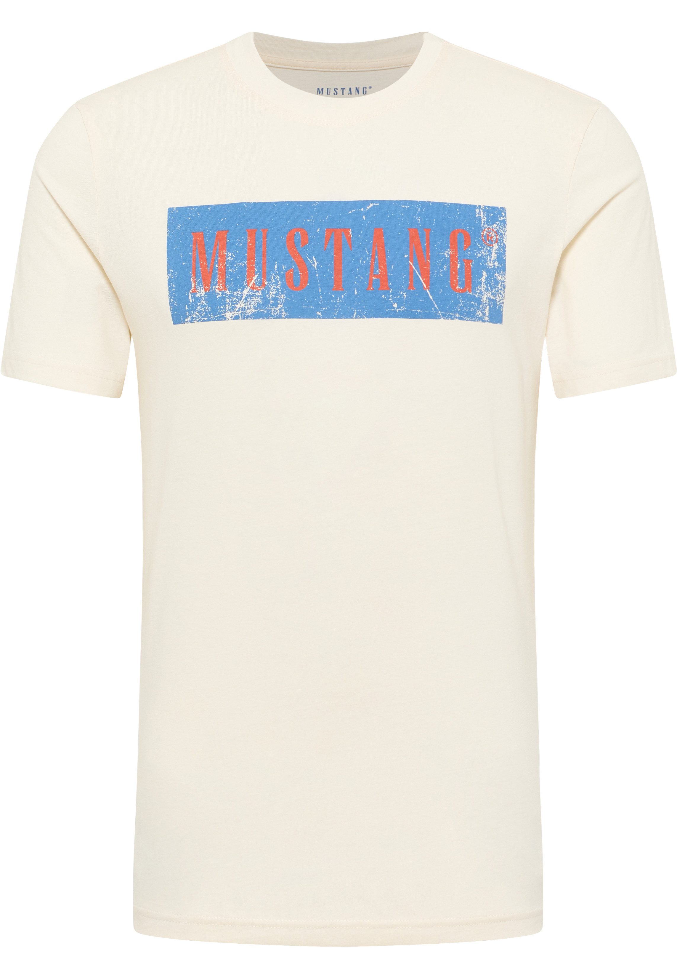 MUSTANG T-Shirt mit Logo Schriftzug günstig online kaufen