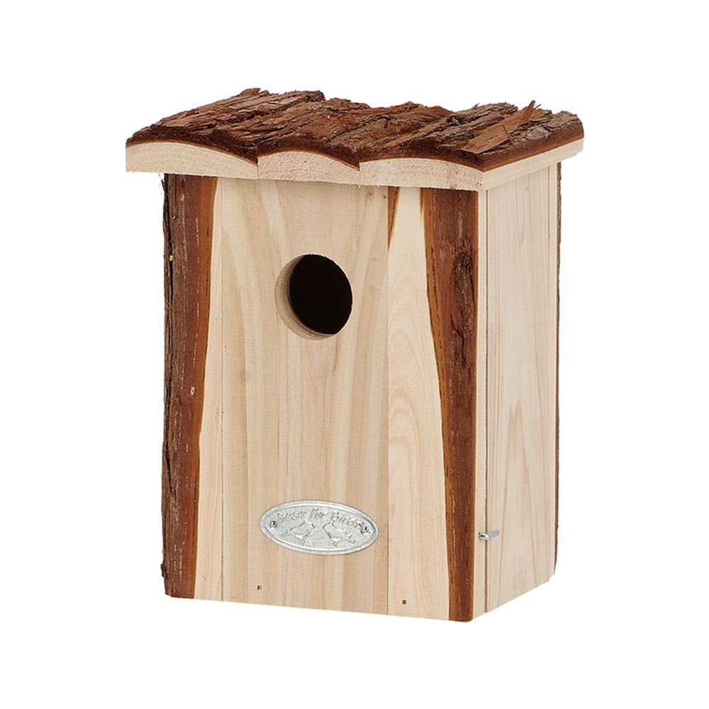 Auch neue Produkte sind verfügbar! Rivanto Vogelhaus, Zaunkönig Nistkasten 12,5 H17 x 13,5 Rindendach x mit cm