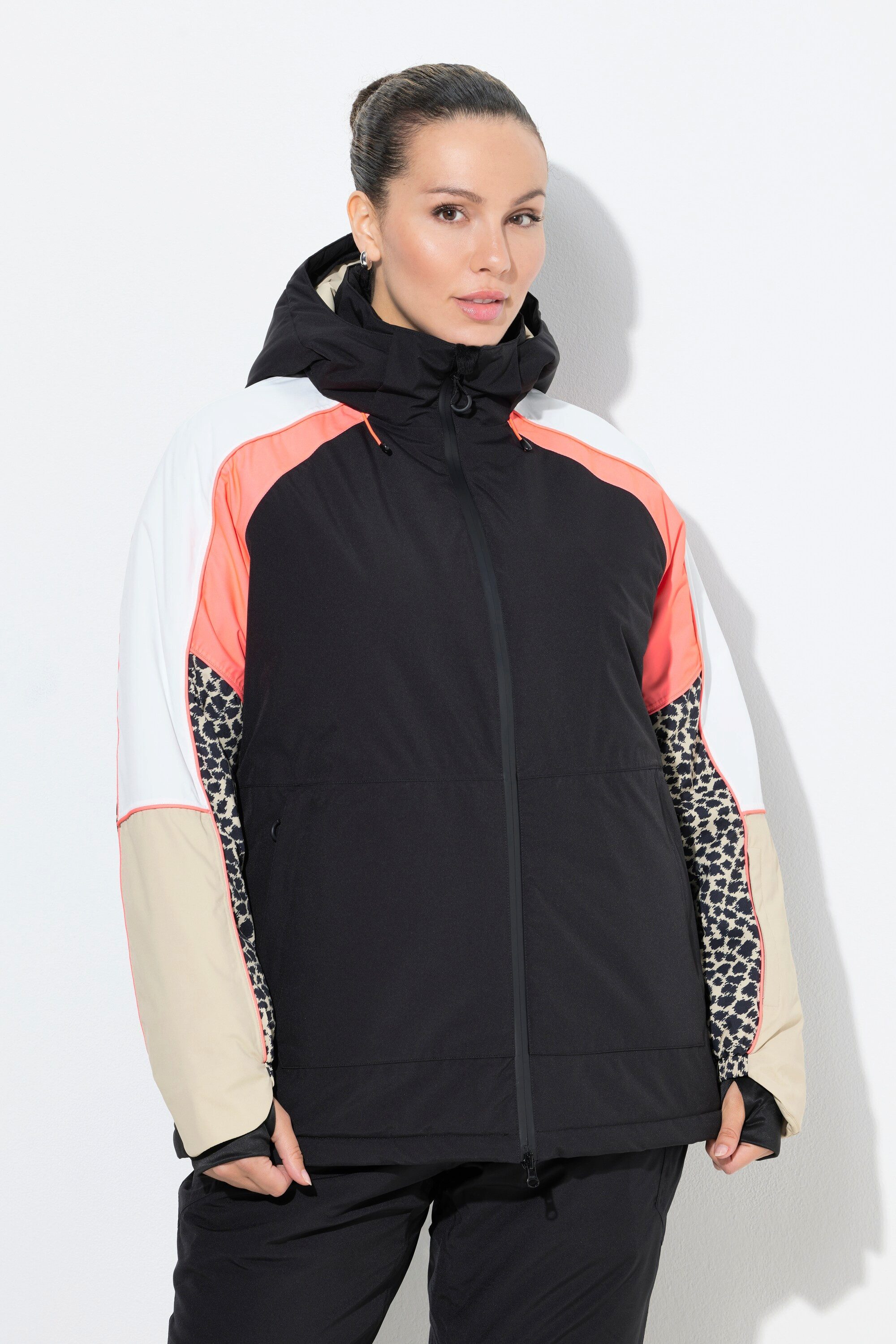 Ulla Popken Funktionsjacke HYPRAR Performance-Jacke wasserdicht 2-Wege-Zipp günstig online kaufen