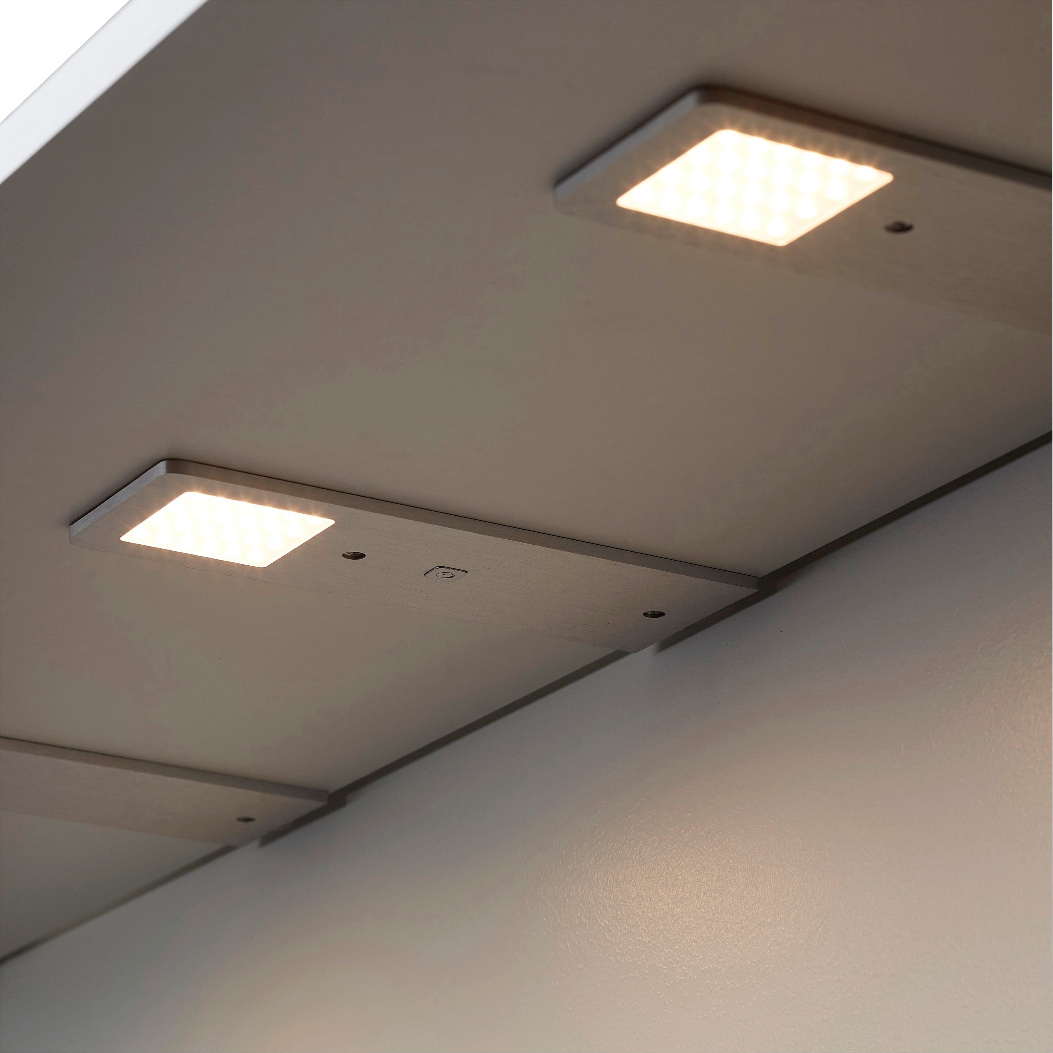 Loevschall LED Unterbauleuchte, LED fest integriert, Warmweiß, inkl.  Transformator, Moderne und energiesparende LED- Technologie | Unterbauleuchten