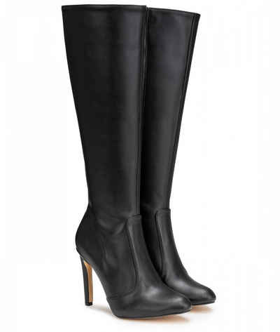 Michael Soul Donna Schwarz Matt High-Heel-Stiefel