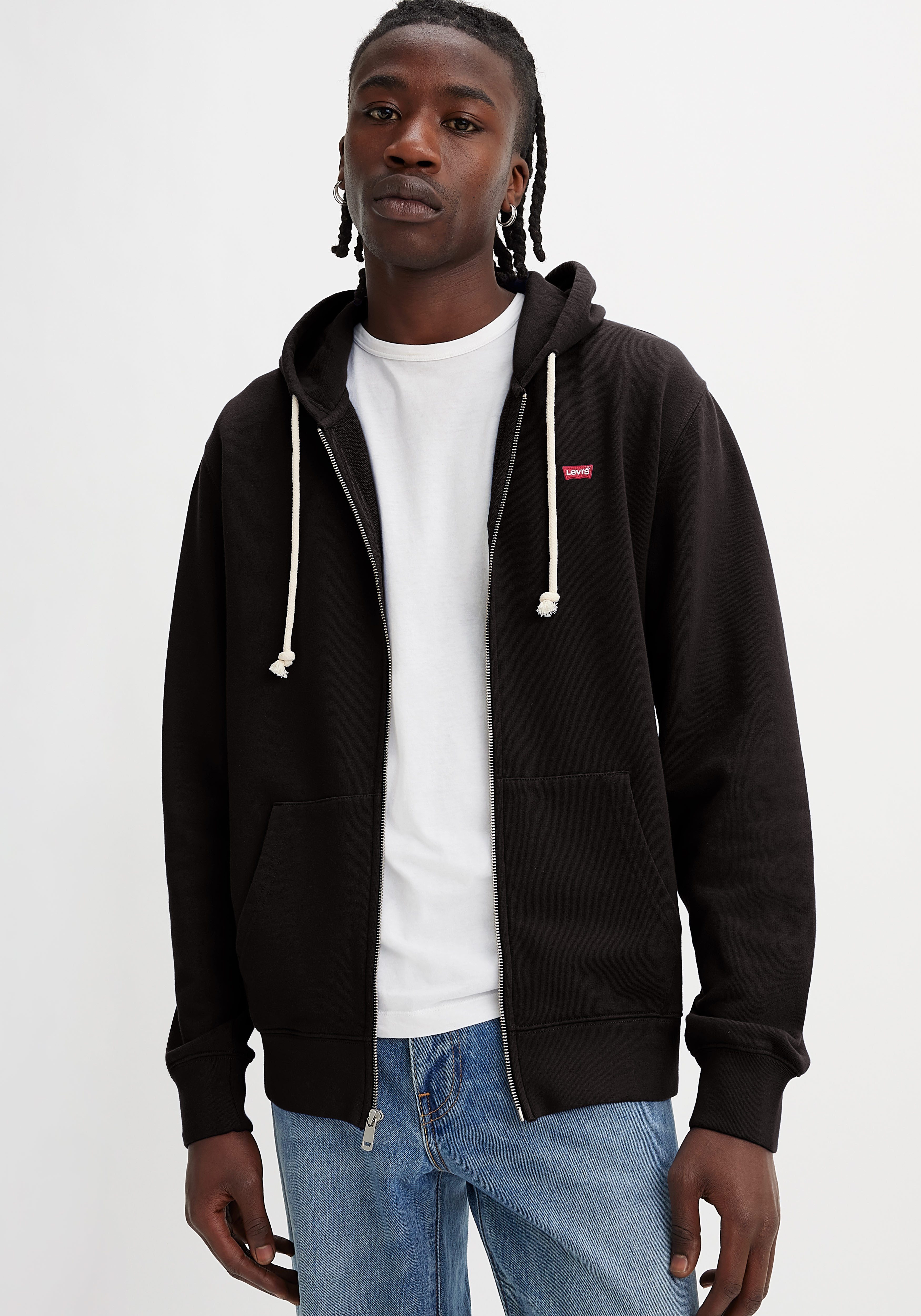 Levi's® Kapuzensweatjacke NEW ORIGINAL ZIP UP mit Logo-Stickerei und Kängurutasche
