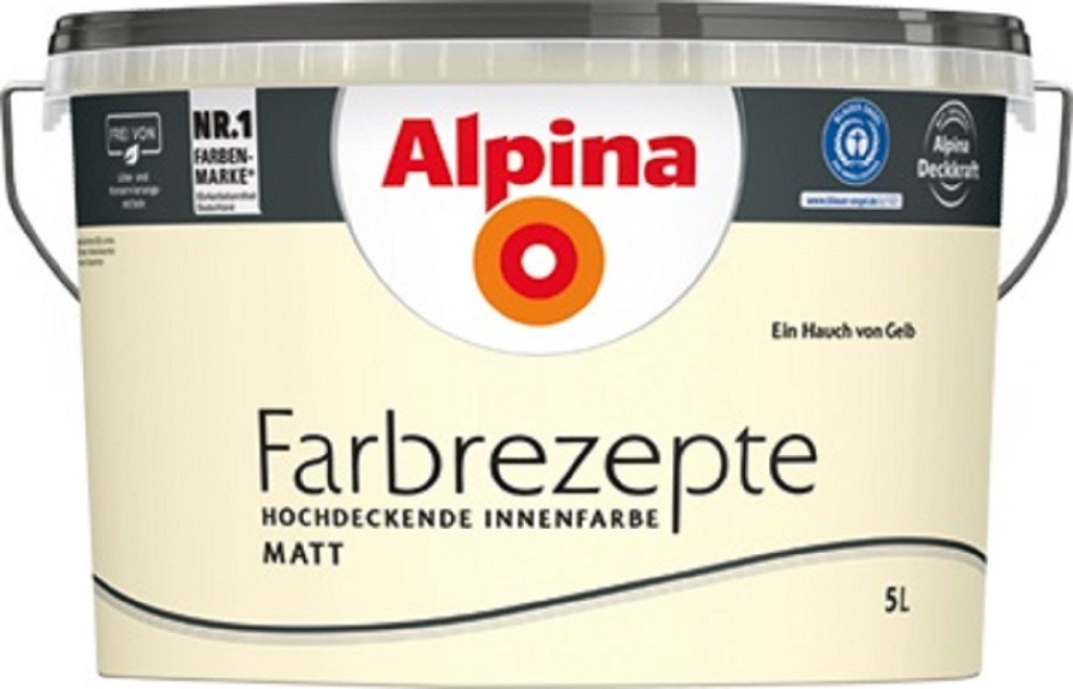 Wandfarbe Alpina Farbrezepte: einfach gut gelaunt - Grün-, Rosa- & Lilatöne