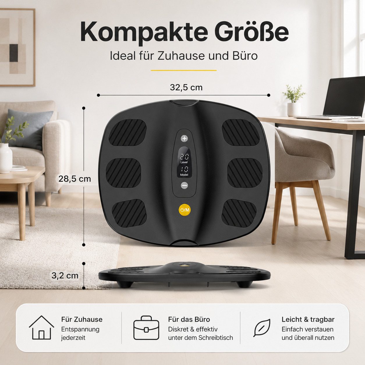 ibettertec Fußmassagegerät EMS-Fußmassage-Gerät Durchblutungsstimulator EMS & TENS Fernbedienung, Revitive durchblutung geräte Fuss massagegeräte, Durchblutungs – Bild 5 von 5