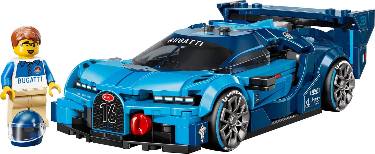 LEGO® Speed Champions 77253 Bugatti Vision GT Hypersportwagen Spielbausteine, (Set, 284 St., Set)