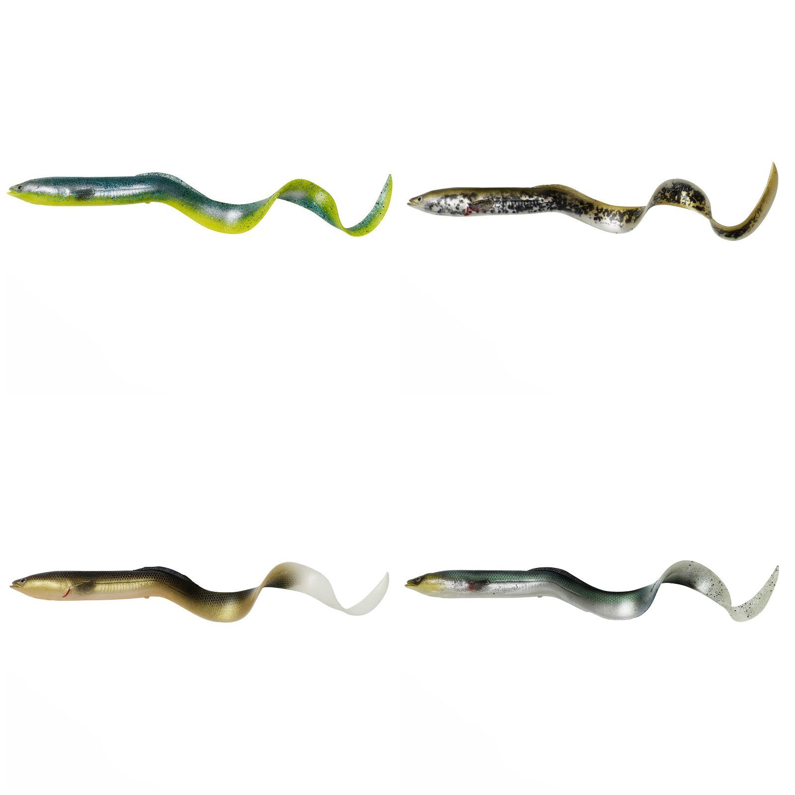 Savage Gear Kunstköder, Savage Gear 3D Real Eel 15cm Dirty Eel Bulk Gummiköder