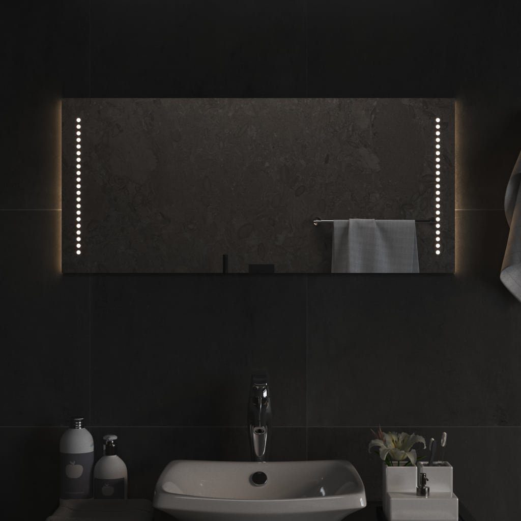 furnicato cm 90x40 Wandspiegel LED-Badspiegel