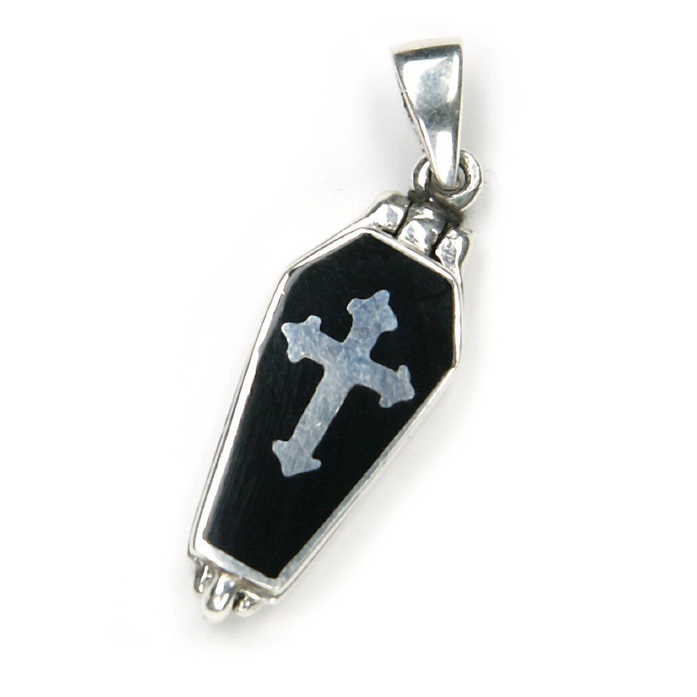 NKlaus Kettenanhänger Kettenanhänger Sarg Medaillon Gothik 925 Silber 2, 925 Sterling Silber Silberschmuck für Damen