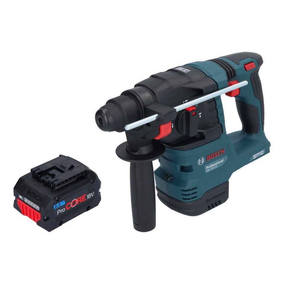Thumbnail - Bosch Professional Schlagbohrmaschine Bosch GBH 18V-22 Professional Akku Bohrhammer 18 V 1,9 J SDS Plus Brus