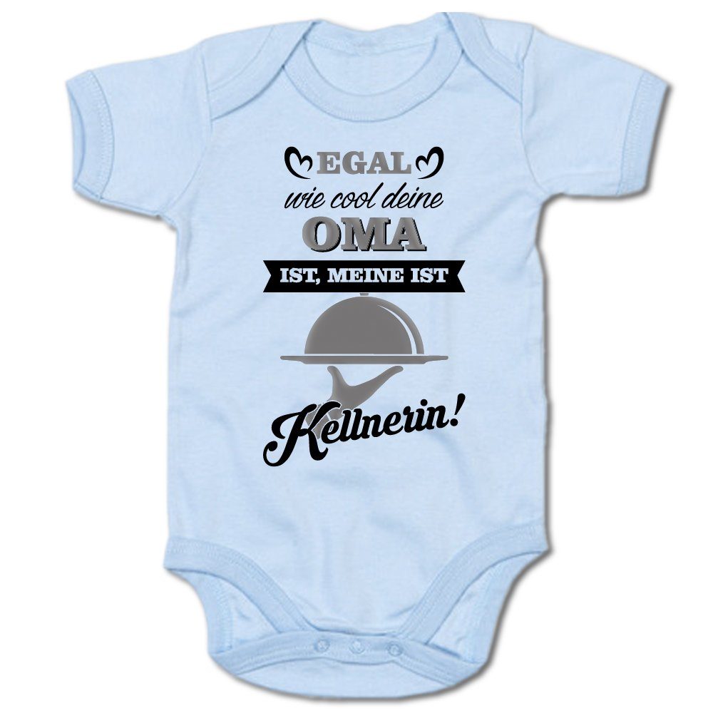 Ggraphics Kurzarmbody »Baby Body Egal wie cool deine Oma ist, meine