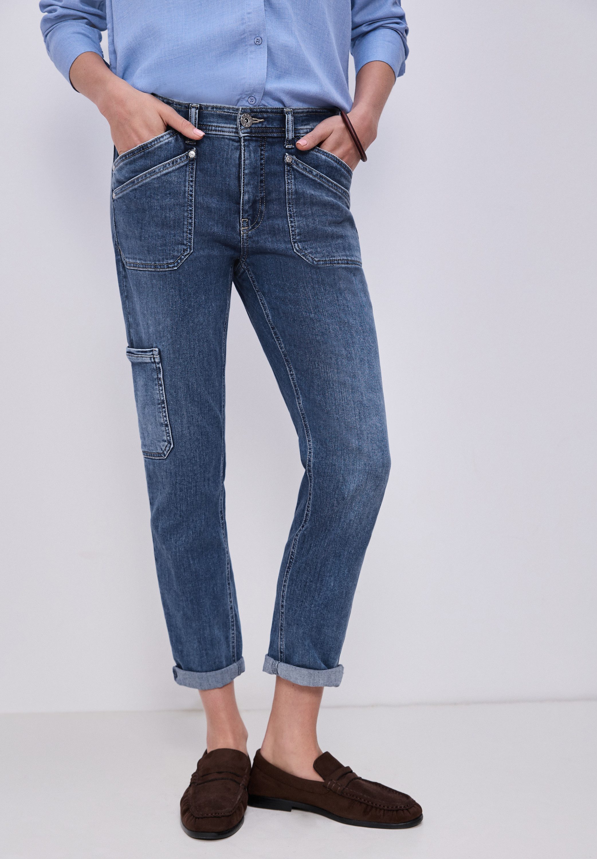 Loose-fit-Jeans
