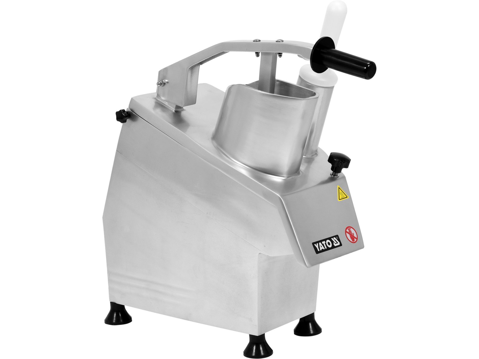 Yato Gemüseschneider Gastro Elektrischer Gemüseschneider 550W inkl. 5 Scheiben, 550 W, Profigerät