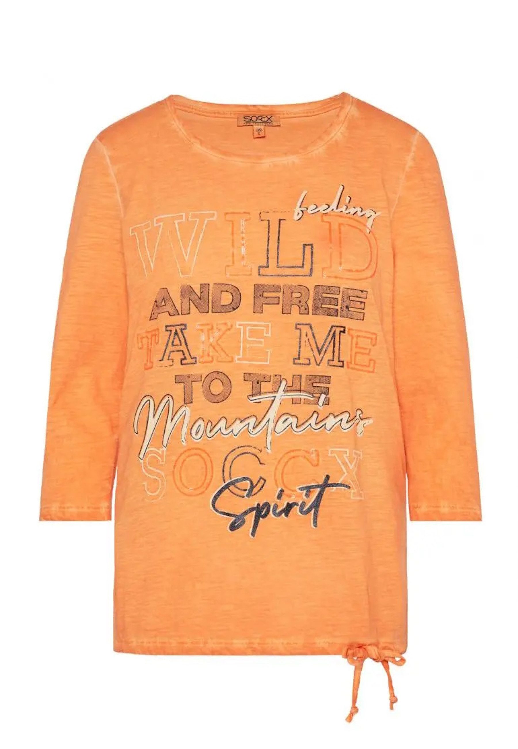 SOCCX T-Shirt T-Shirt WANDERLUST Shirt mit günstig online kaufen