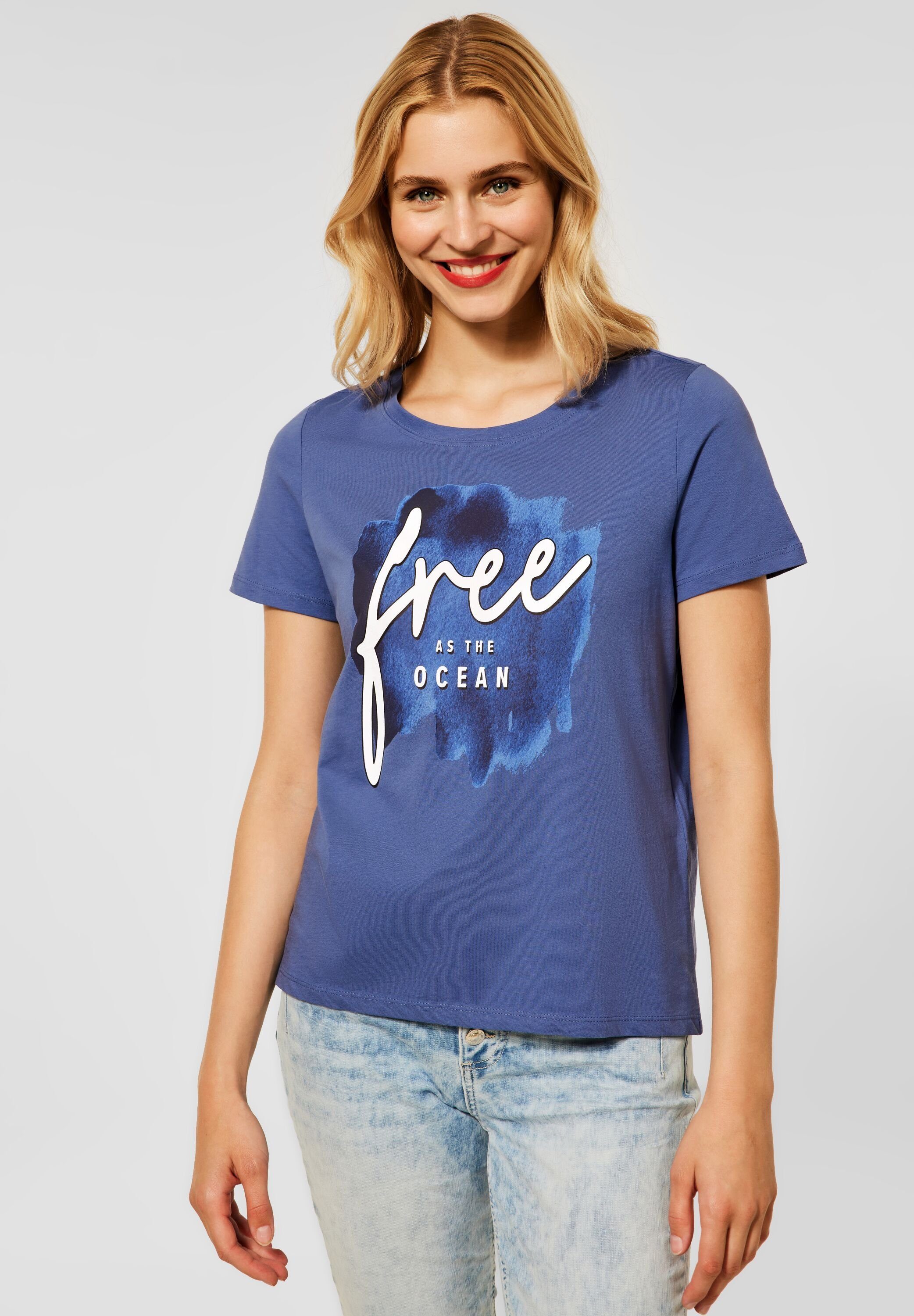 STREET ONE T-Shirt lake blue