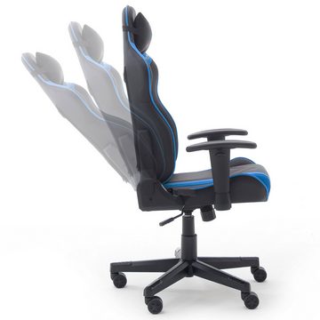 Raburg Chefsessel DX RACER, verschiedene Farben, Gaming-Racingstuhl, Gestell SCHWARZ, ergonomisch, 360° drehbar, mit Gaslift