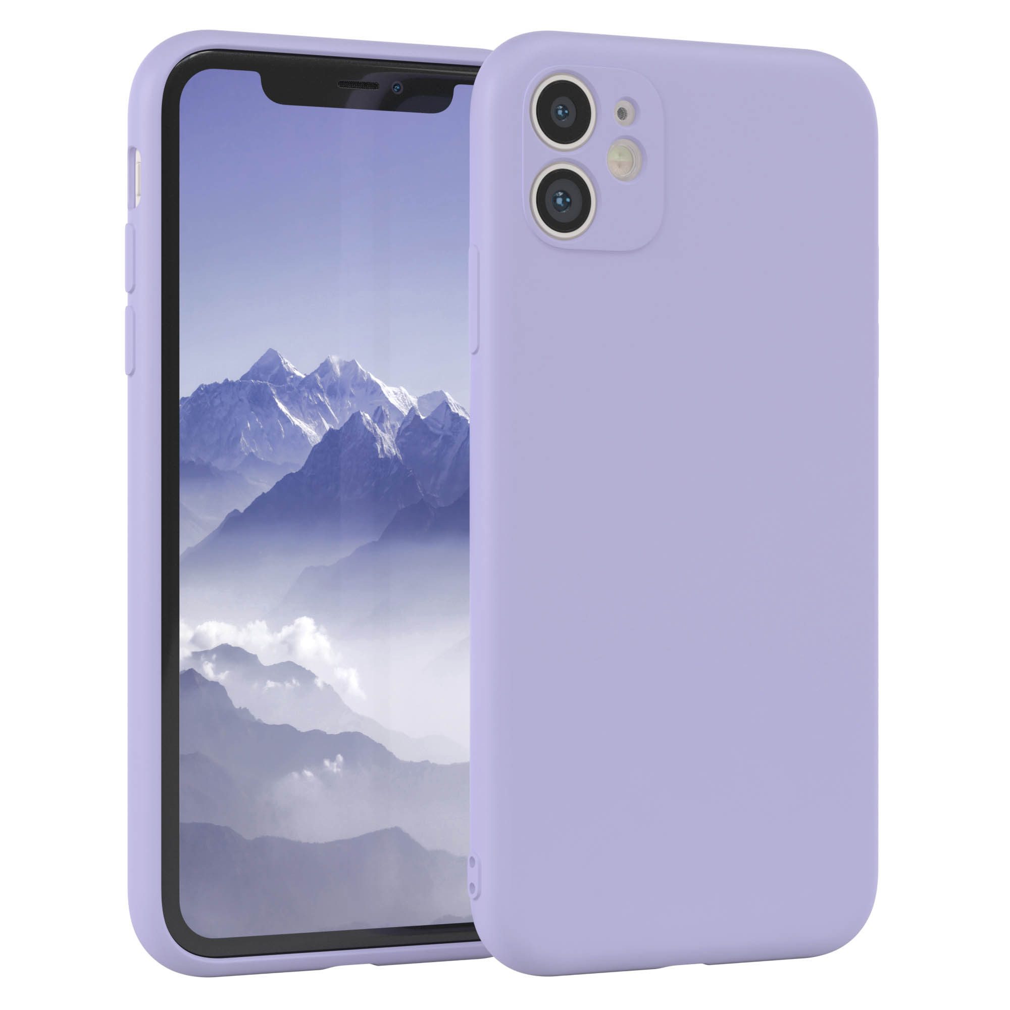 EAZY CASE Handyhülle TPU Hülle für Apple iPhone 11 6,1 Zoll, Silikonhülle stoßfest Smart Slimcover Case Dünn Blau Lila