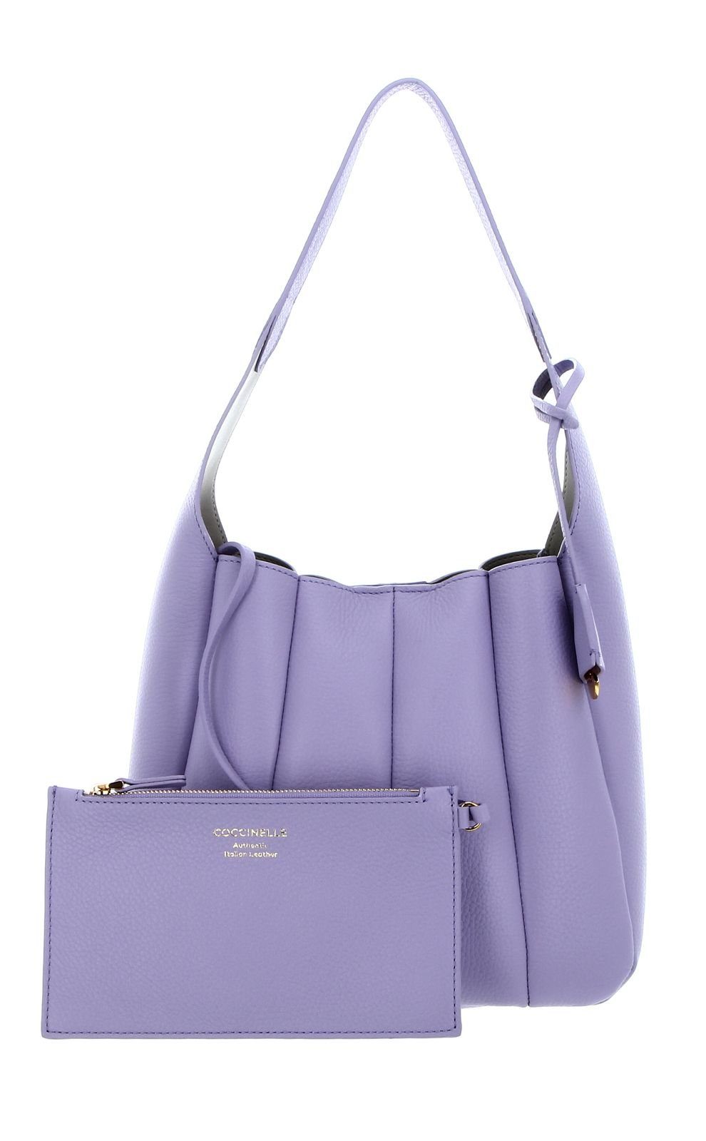 COCCINELLE Schultertasche Bundie (Set, 2-tlg) Lavender